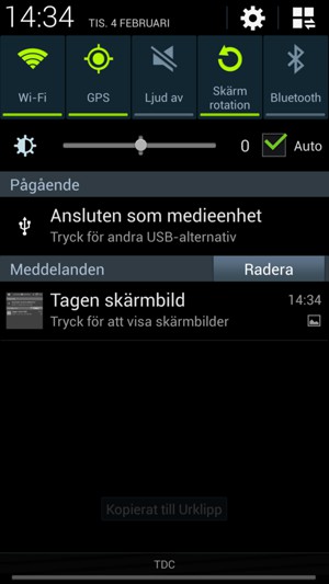 Välj Ljud av för att byta till ljudläge igen