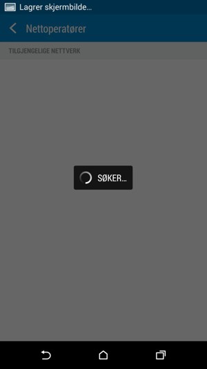 Vent til søket til ferdig