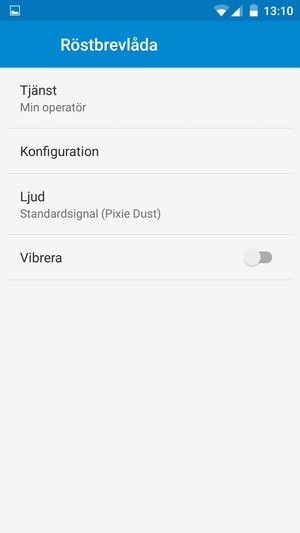 Välj Konfiguration