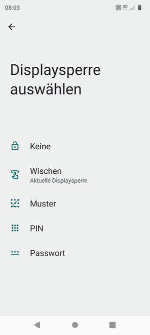 Wählen Sie Muster