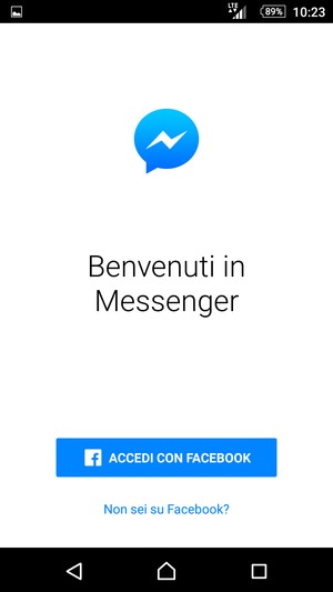 L'app è pronta per l'uso