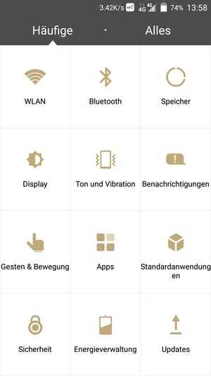 Wählen Sie Alles