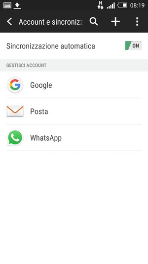 Seleziona Google