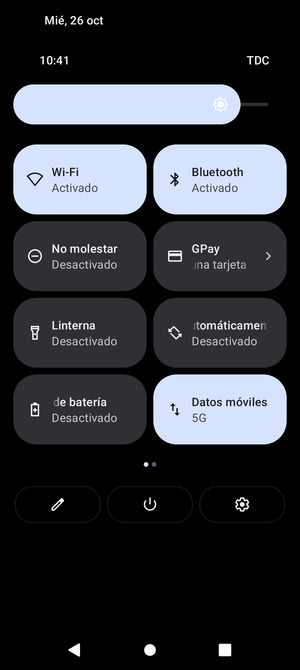 Desactive Wi-Fi y Bluetooth