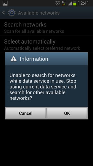 Select OK