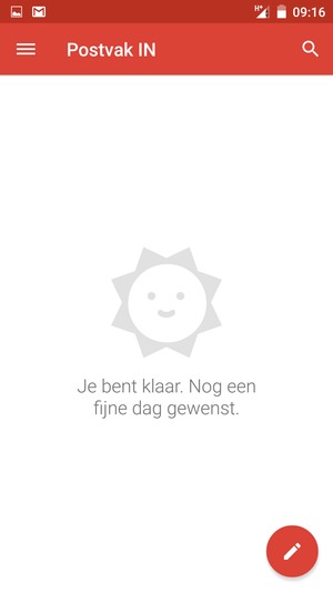 Uw account is klaar voor gebruik