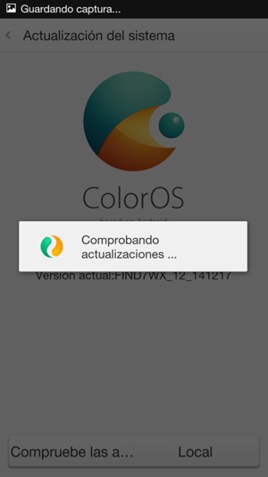 Espere a que la búsqueda termine
