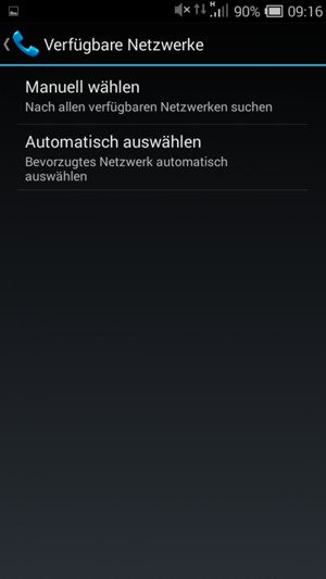 Wählen Sie Manuell wählen