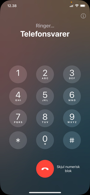 Ringer til Telefonsvarer