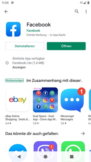Wählen Sie Öffnen