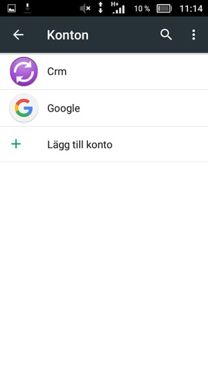 Välj Google