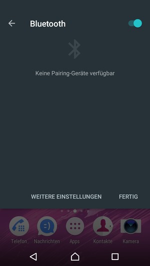 Schalten Sie Bluetooth aus