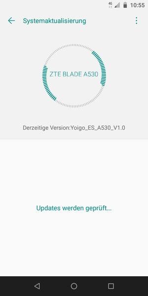 Warten Sie, bis die Suche abgeschlossen ist
