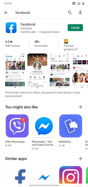 Select the app