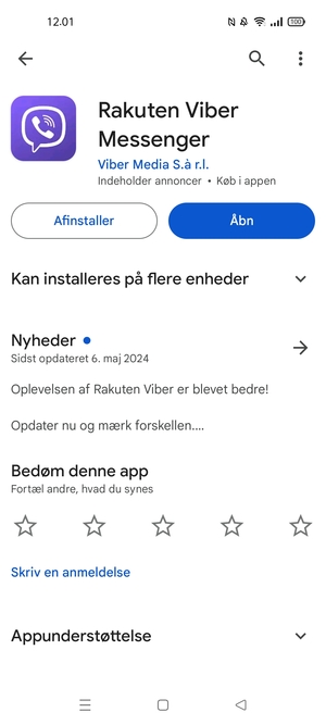 Vælg Åbn