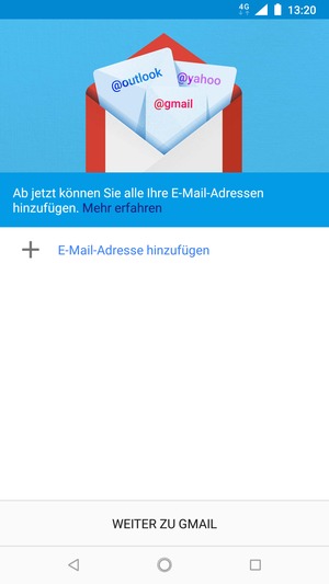 Wählen Sie E-Mail-Adresse hinzufügen