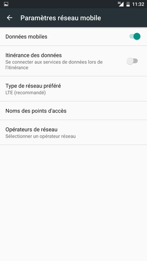 Sélectionnez Noms des points d'accès