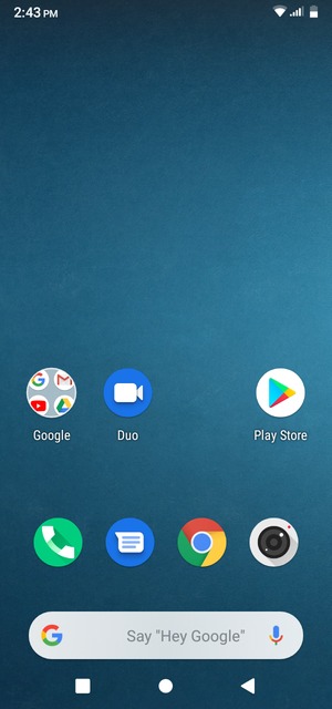 Slide up the bottom menu