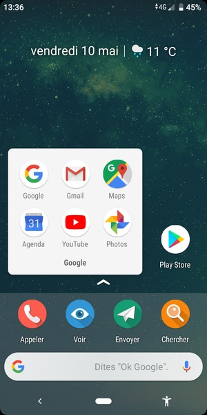 Sélectionnez Gmail