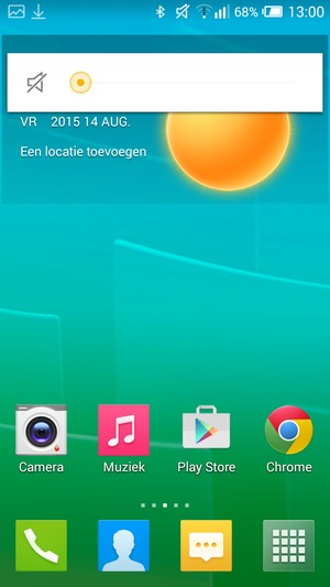 Klik nog een keer voor stille modus