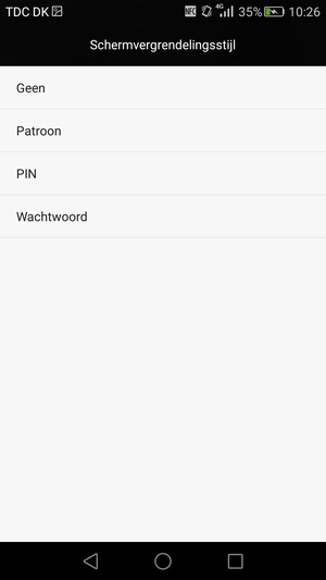 Selecteer Patroon