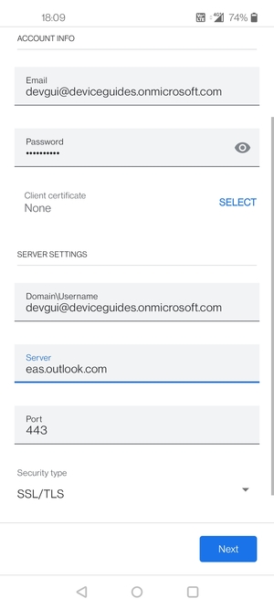 Enter your password