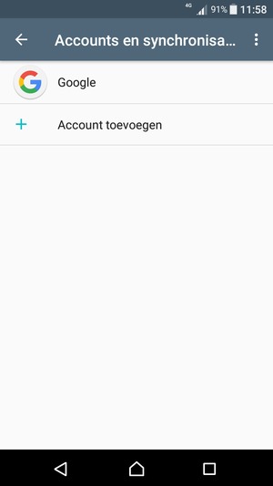 Selecteer Google