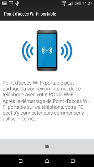 Sélectionnez OK