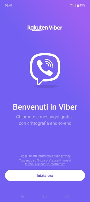 L'app è pronta per l'uso