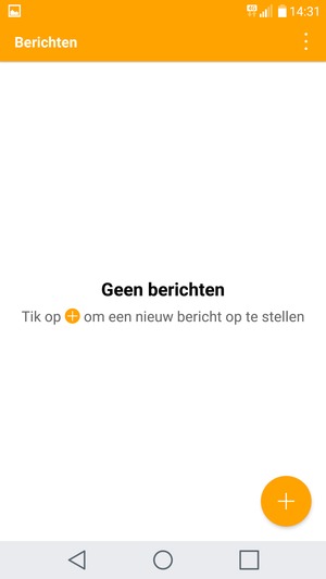 Selecteer de Menu-knop