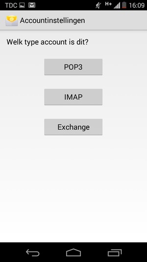 Selecteer Exchange