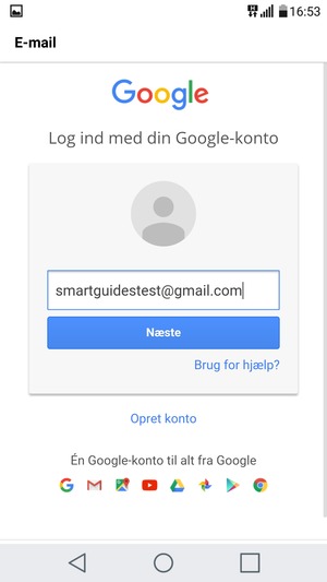 Vælg Næste