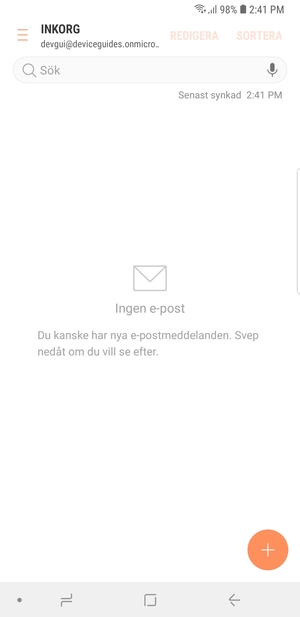Ditt konto är redo att användas
