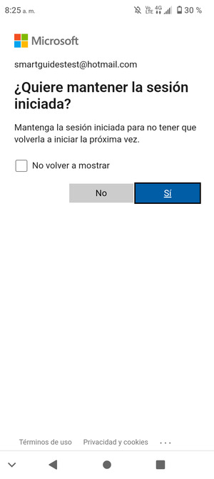 Seleccione la opción deseada