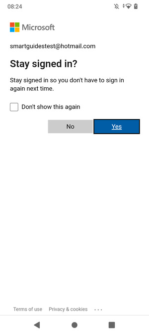 Select your preferred option