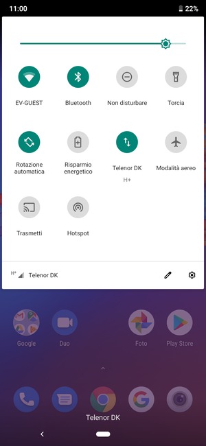 Disattiva Wi-Fi e Bluetooth