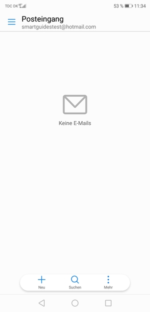 Ihr Hotmail Konto ist einsatzbereit