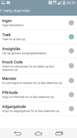 Vælg Mønster