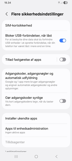 Vælg SIM-kortsikkerhed
