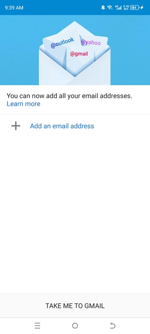 Select Add an email address