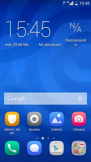 Seleccione Ajustes