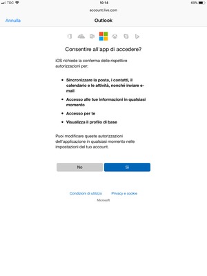 Seleziona Sì