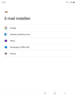 Selecteer Google