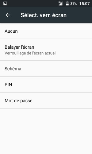 Sélectionnez Schéma