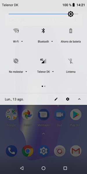 Desactive Wi-Fi y Bluetooth