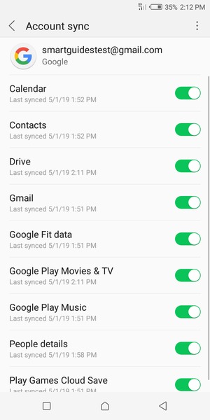 Select the Menu button