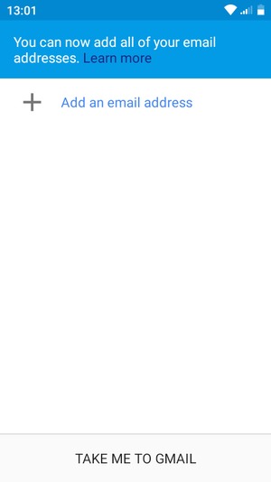 Select Add an email address