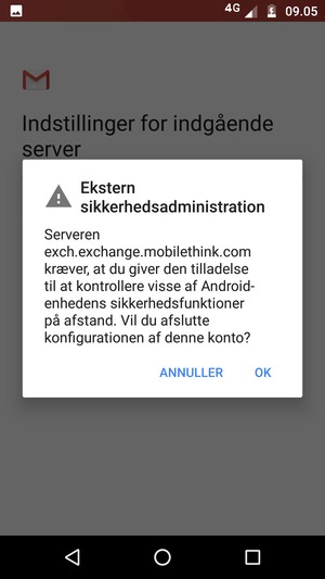 Vælg OK