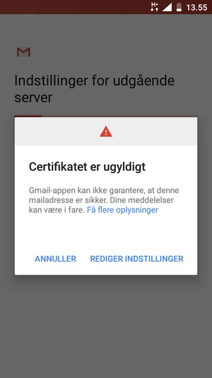 Vælg REDIGER INDSTILLINGER