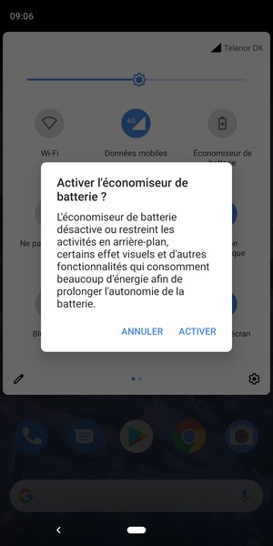 Sélectionnez ACTIVER